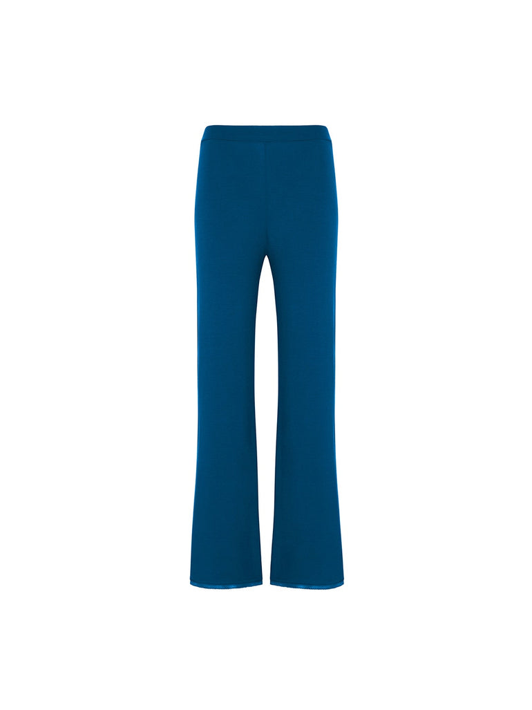 Aurore Simone perele loungerwear- 1C9660- Pant- FULL MOON/Poseidon Blue