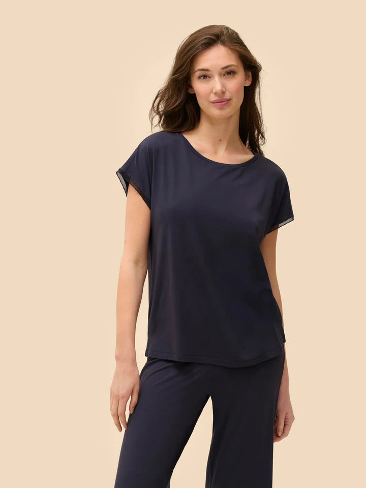 Simone Perele - AURORE T-Shirt - Full Moon - 1C9901