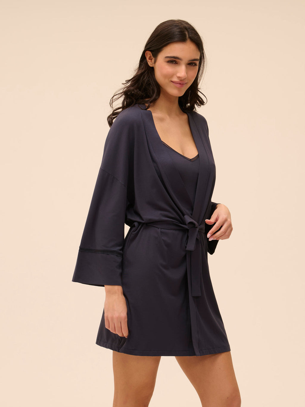 Simone perele- AURORE KIMONO- 1C9980-FULL MOON