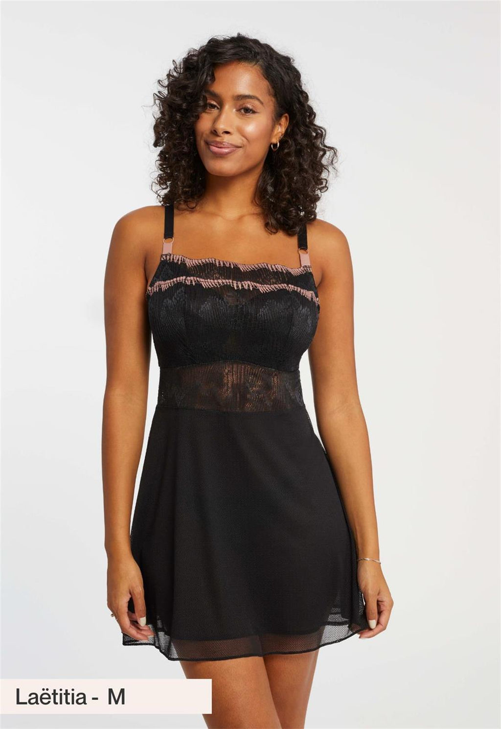 Montelle - Dolce Vita Bandeau Muse Babydoll Set - 9562