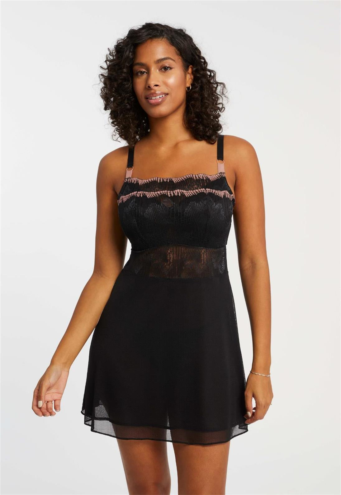 Montelle - Dolce Vita Bandeau Muse Babydoll Set - 9562