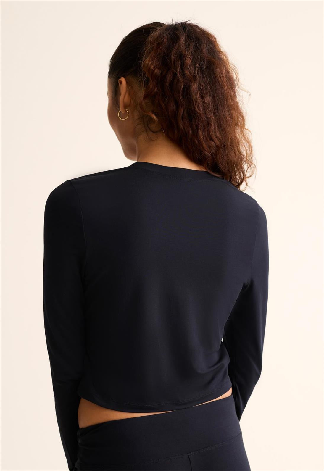 Fleur't Henley Top -615 -Ink/Black/Oak