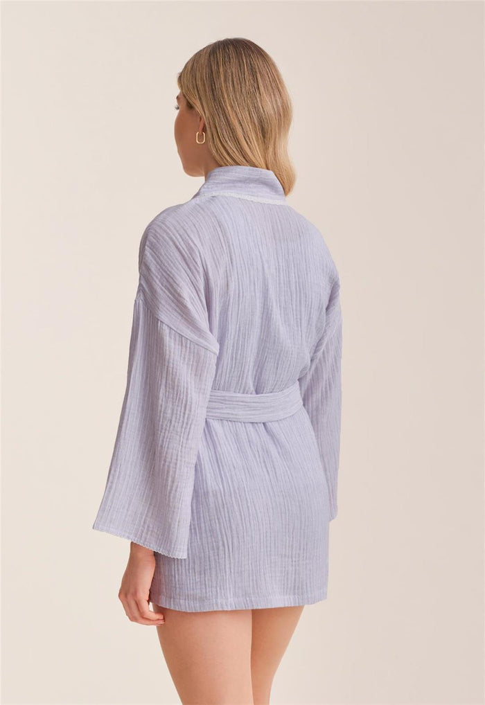 Fleur't - Coastal Stripe 3pcs Travel PJ Set - 6142