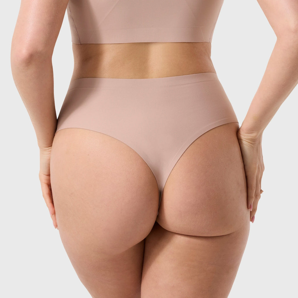 Evelyn & Bobbie High-Waisted Mesh Thong