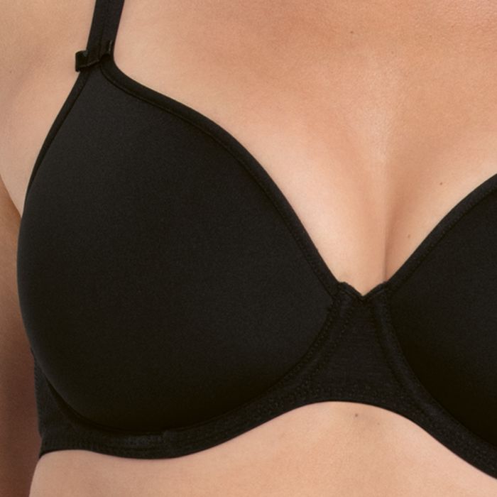 Rosa Faia Selma Pure Wired Bra With Spacer Cup - Black - 5237
