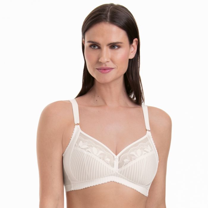 ROSA FAIA - SITA SOFT BRA - CRYSTAL/BLACK - 5266