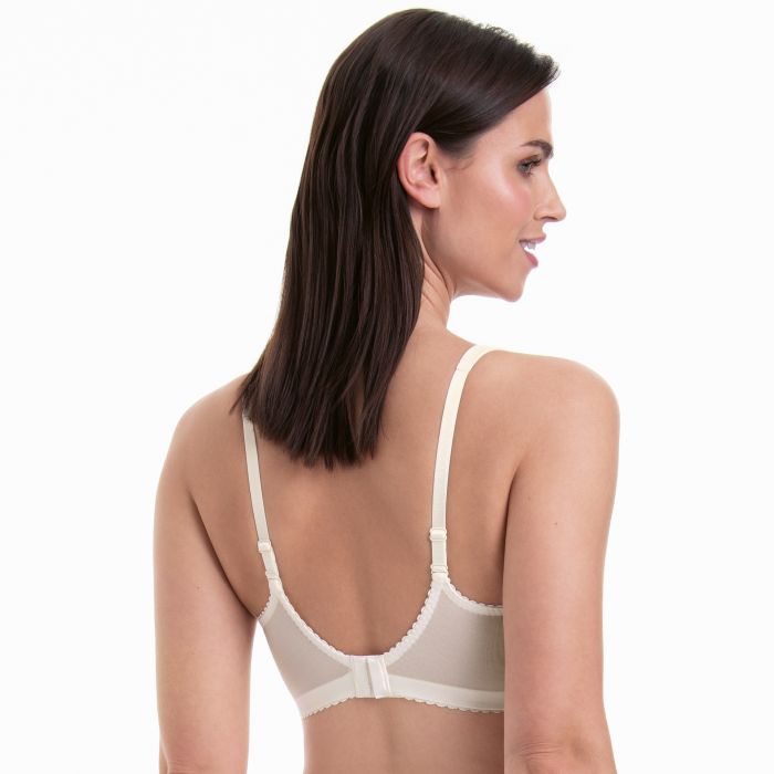 ROSA FAIA - SITA SOFT BRA - CRYSTAL/BLACK - 5266