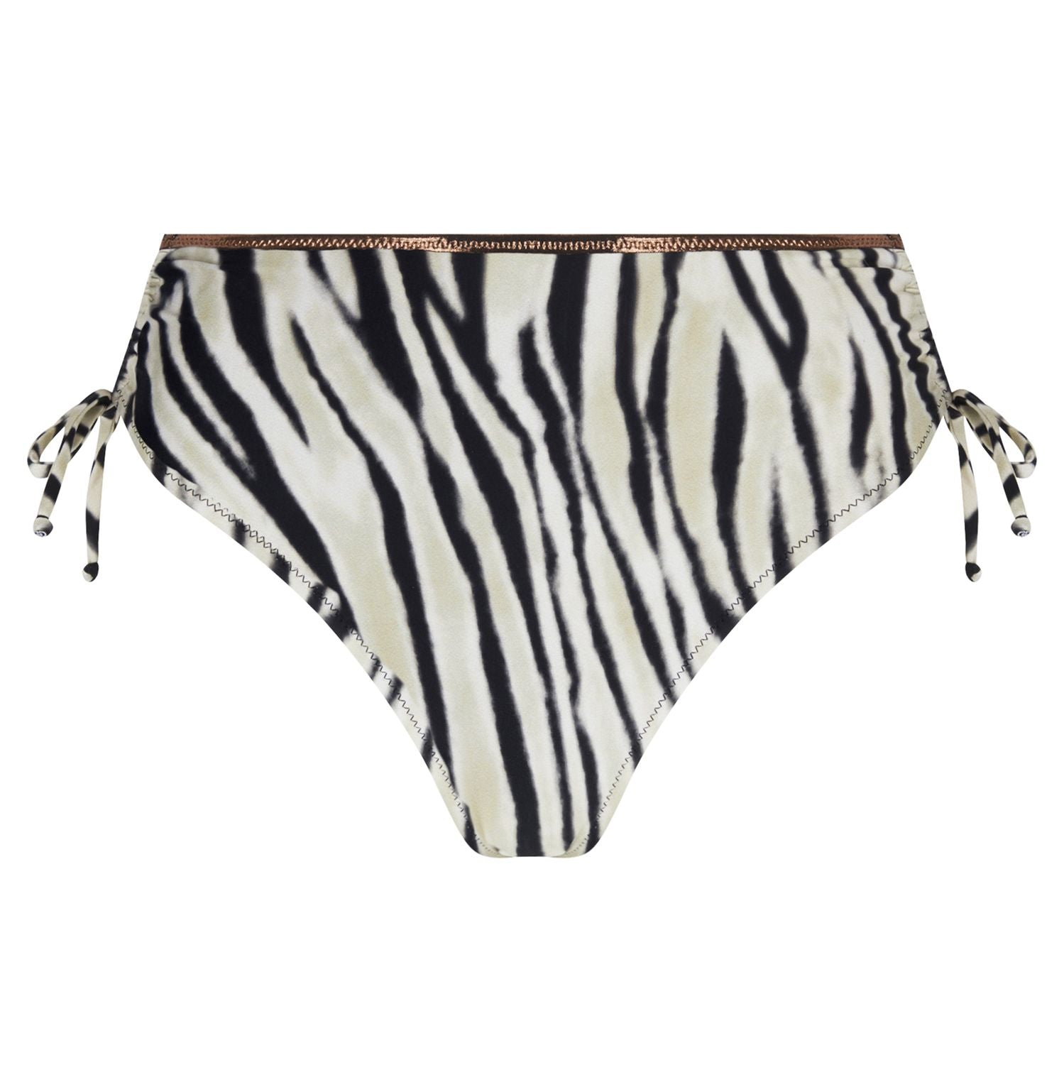 Antigel Swim - Classic Bikini Bottoms with Ties - FBB0649 - Tigre Blanc