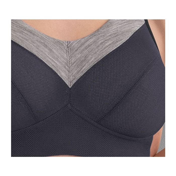 Anita PanAlp Wool Sports Bra - 5555 - Anthracite