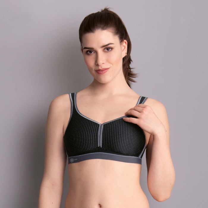 Anita - Performance Maximum Support Sports Bra - 5566 - Black/Anthracite