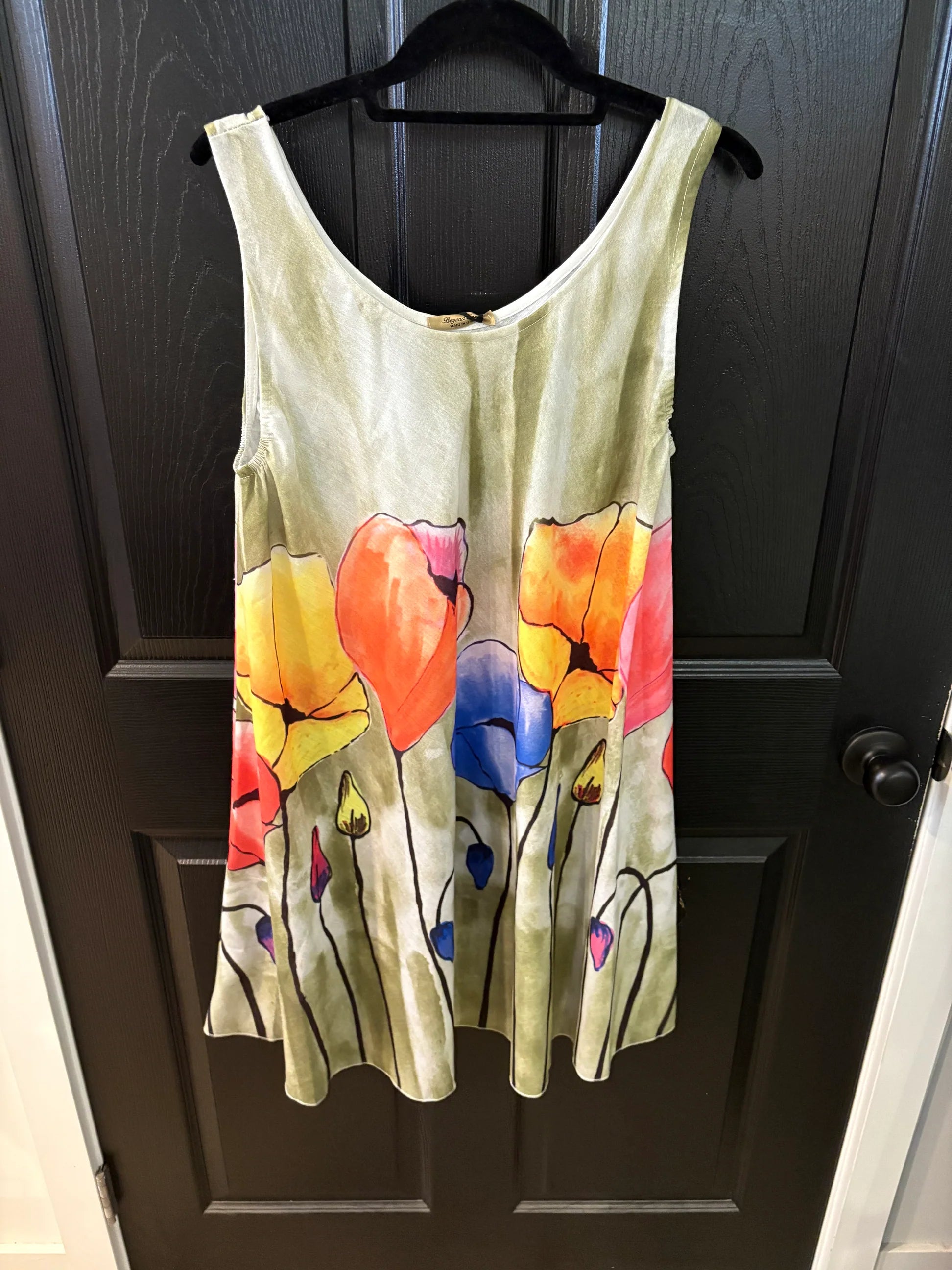 Plum Loco Woven Pattern Short Tank Dress- 8057