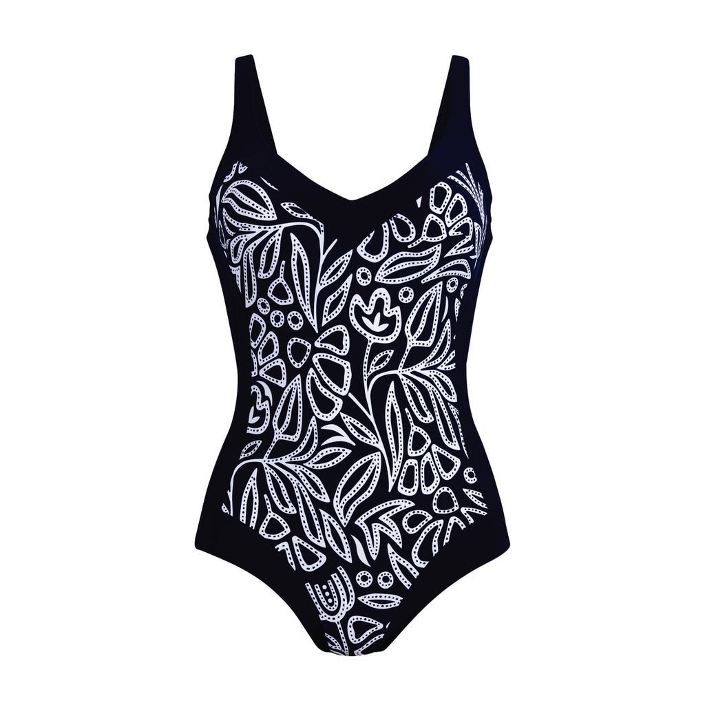 ANITA SWIM - FLOWER DOTS SIDONIA SWIMSUIT - M6.7304