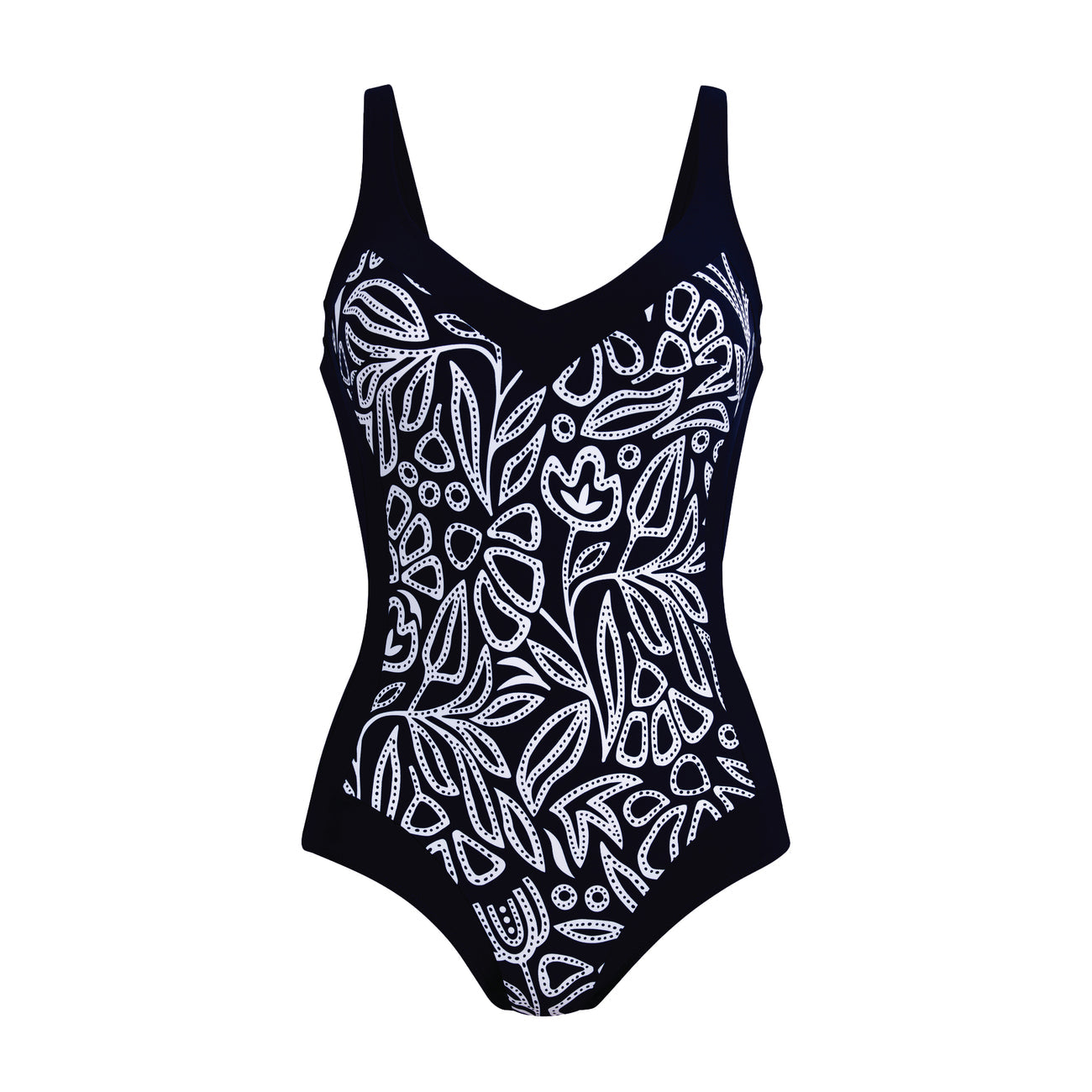 ANITA SWIM - FLOWER DOTS SIDONIA SWIMSUIT - M6.7304