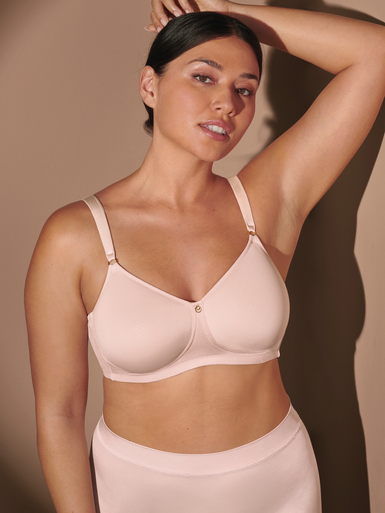 ANITA CLAIRE COMFORT BRA- 5834- ROSEWATER/BLACK
