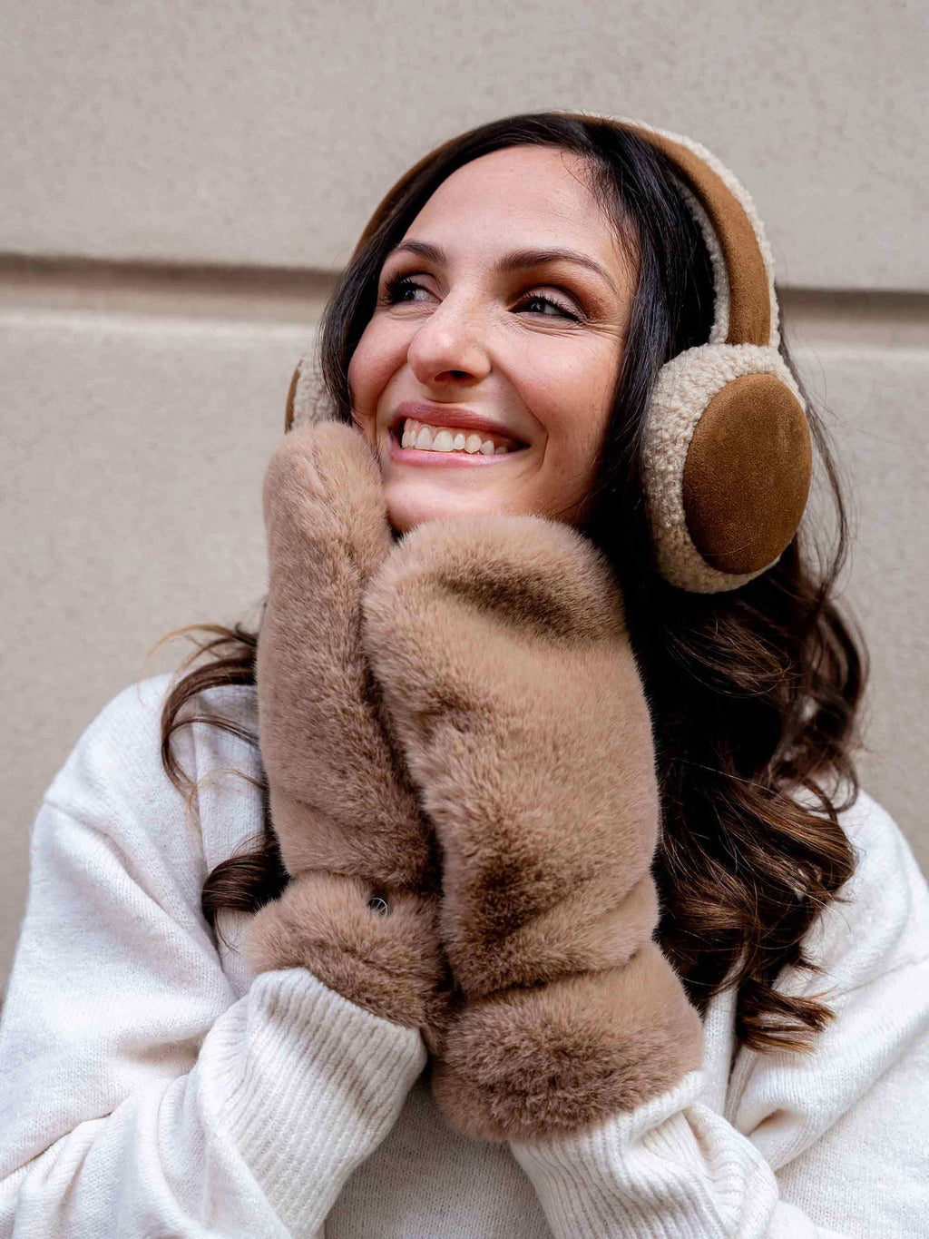 Fraas - Soft Loevenich Faux Fur Gloves - 676801