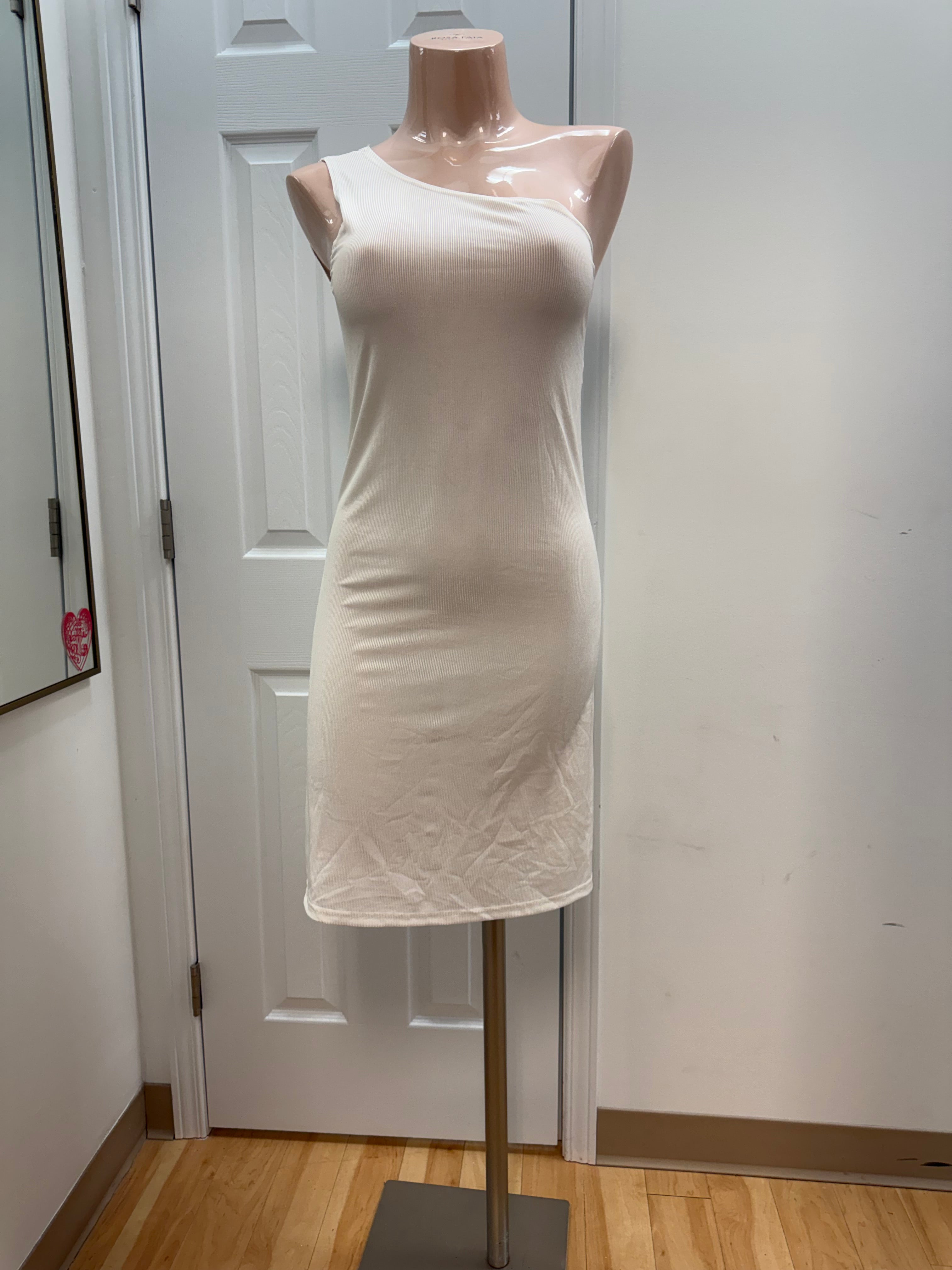 Cover Me- One Shoulder Dress- 1005