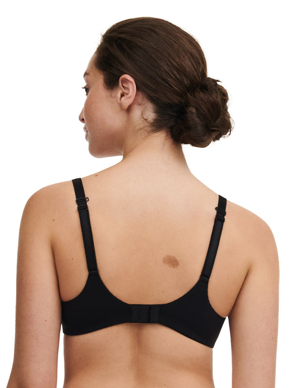 CHANTELLE NORAH CHIC PLUNGE T-SHIRT BRA- C16MNA- ORG/BLK