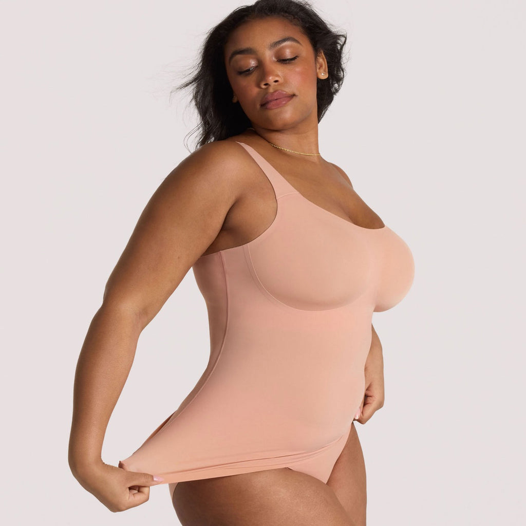 Evelyn And Bobbie - Structured Scoop Bra Tank