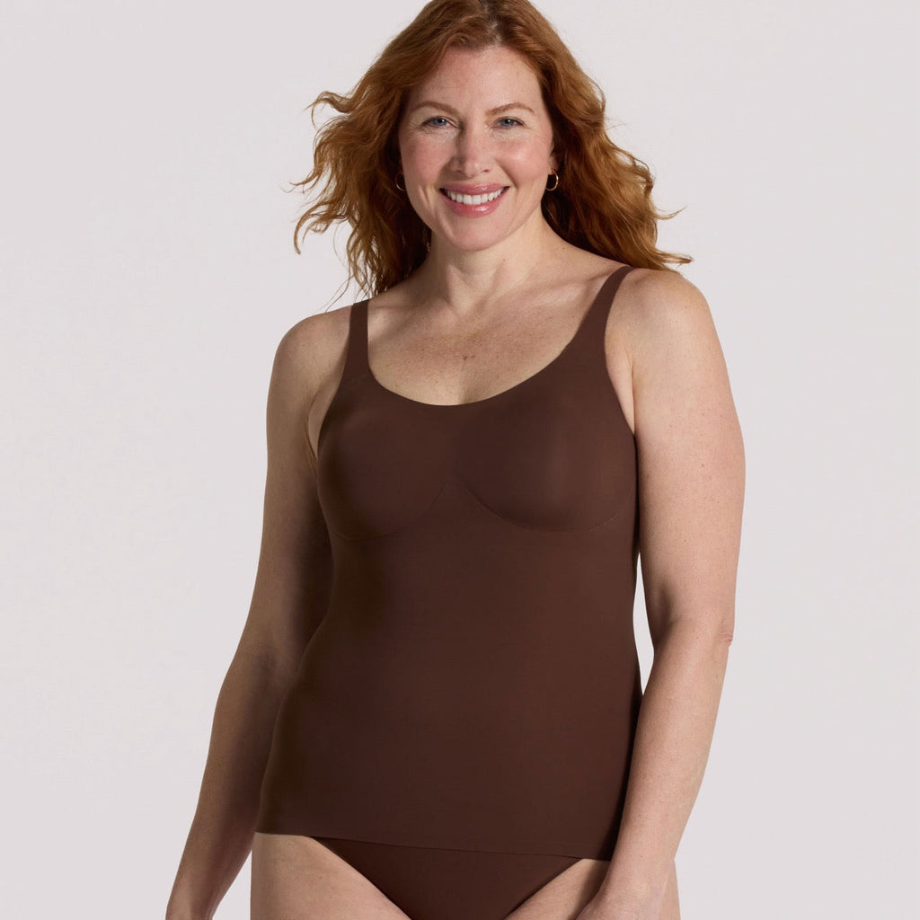 Evelyn And Bobbie - Structured Scoop Bra Tank