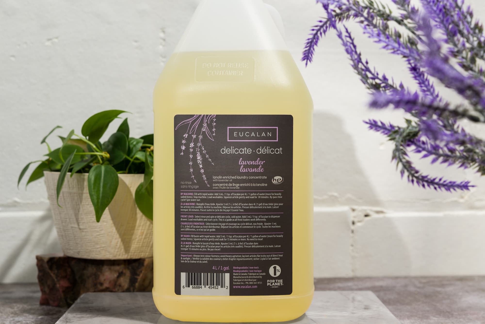 Eucalan - 1 gal / 4L jug - Lavender/ Eucalyptus (with free pump)