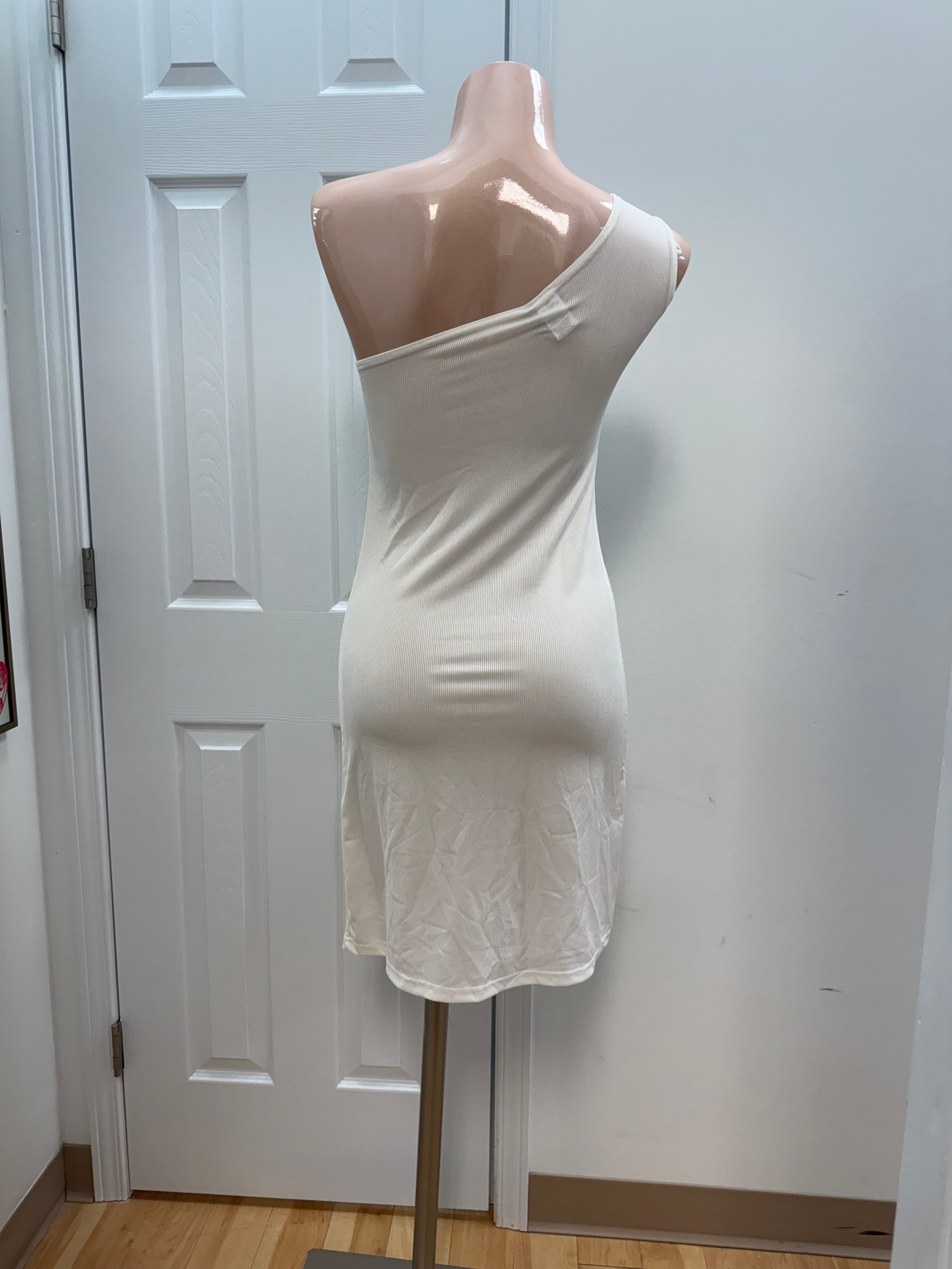 Cover Me- One Shoulder Dress- 1005