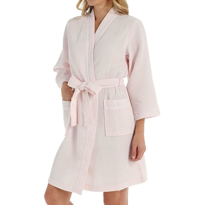 Kayanna - Short Waffle Robe - S08084