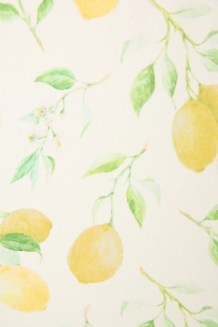 Pj Salvage- La Dolce Spritz Lemon Zest Short PJ SET- RYLDST1