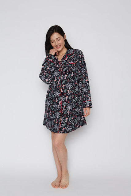 KayAnna Flannel Night Shirt - F12432
