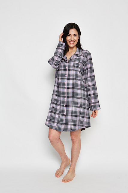 KayAnna Flannel Night Shirt - F12432