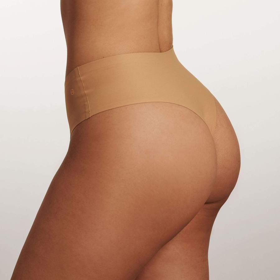 Evelyn & Bobbie High-Waisted Mesh Thong