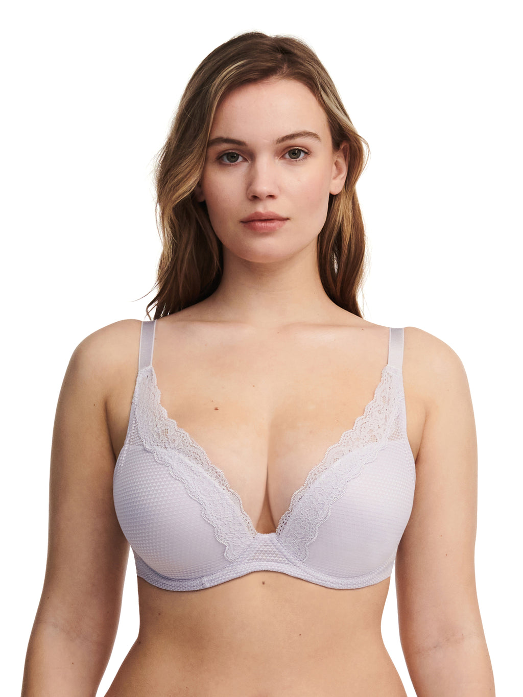Chantelle Passionata Brooklyn T-Shirt Bra - P57010 - Oriental Green/Porcelain Pink