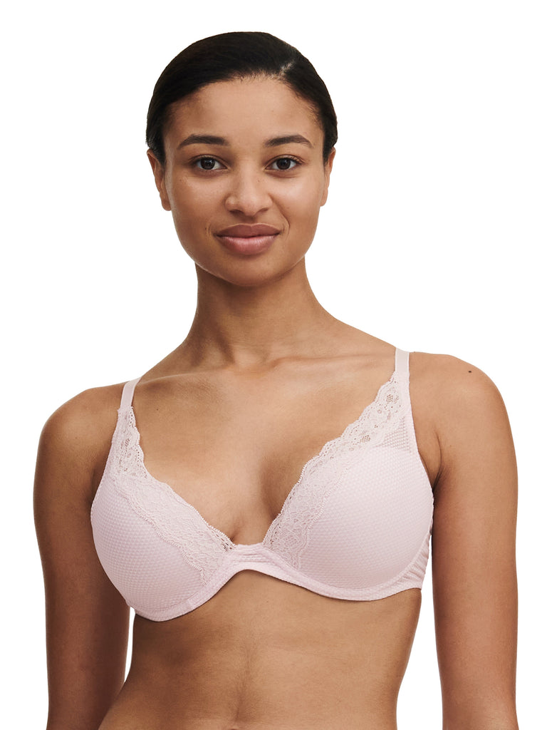 Chantelle Passionata Brooklyn T-Shirt Bra - P57010 - Oriental Green/Porcelain Pink