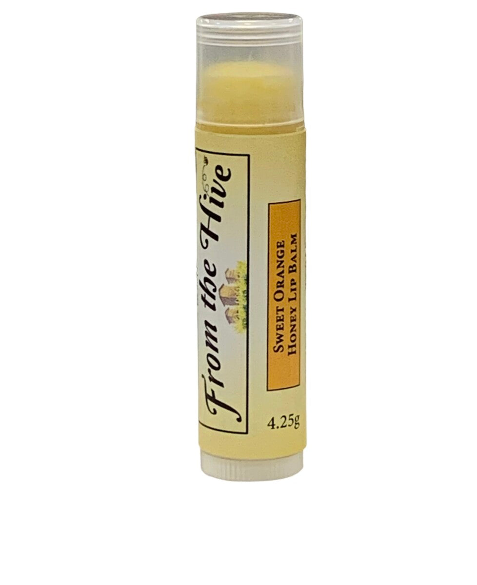 FROM THE HIVE - Honey Lip Balm - Unscented/Spearmint/Peppermint/Sweet Orange