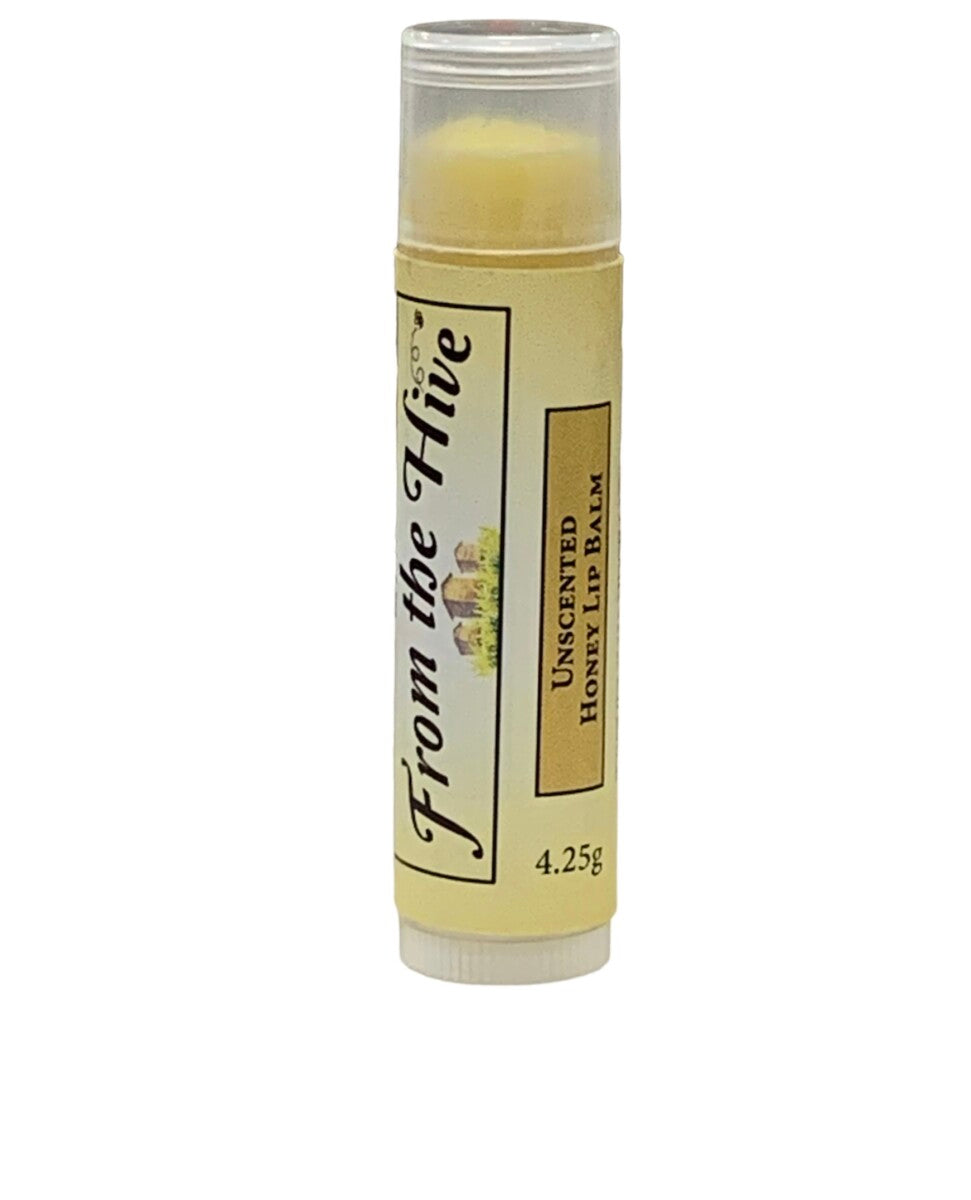 FROM THE HIVE - Honey Lip Balm - Unscented/Spearmint/Peppermint/Sweet Orange
