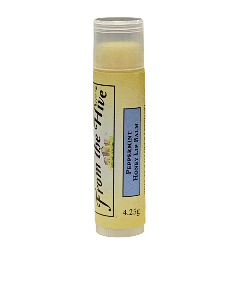 FROM THE HIVE - Honey Lip Balm - Unscented/Spearmint/Peppermint/Sweet Orange