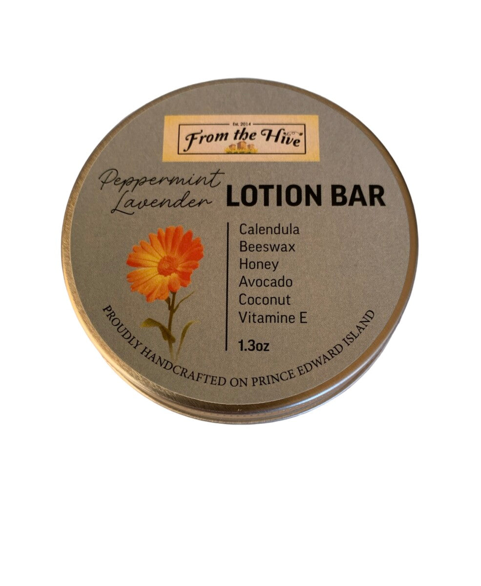 FROM THE HIVE - Calendula Honey Lotion Bar - Lavender/Sweet Orange/Lime/Peppermint