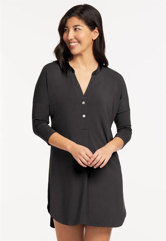 Fleur't Dolman 3/4 Sleeve Nightshirt - 6004
