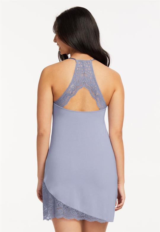 Fleur't Asymmetric Lace Hem Chemise 6015