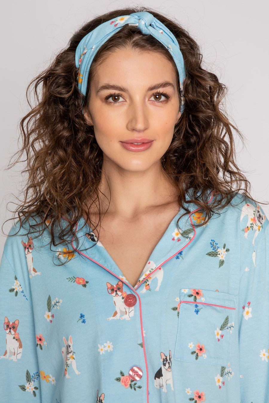 P.J. Salvage Playful Prints Drinks/Print Dogs PJ set - RHPLPJ