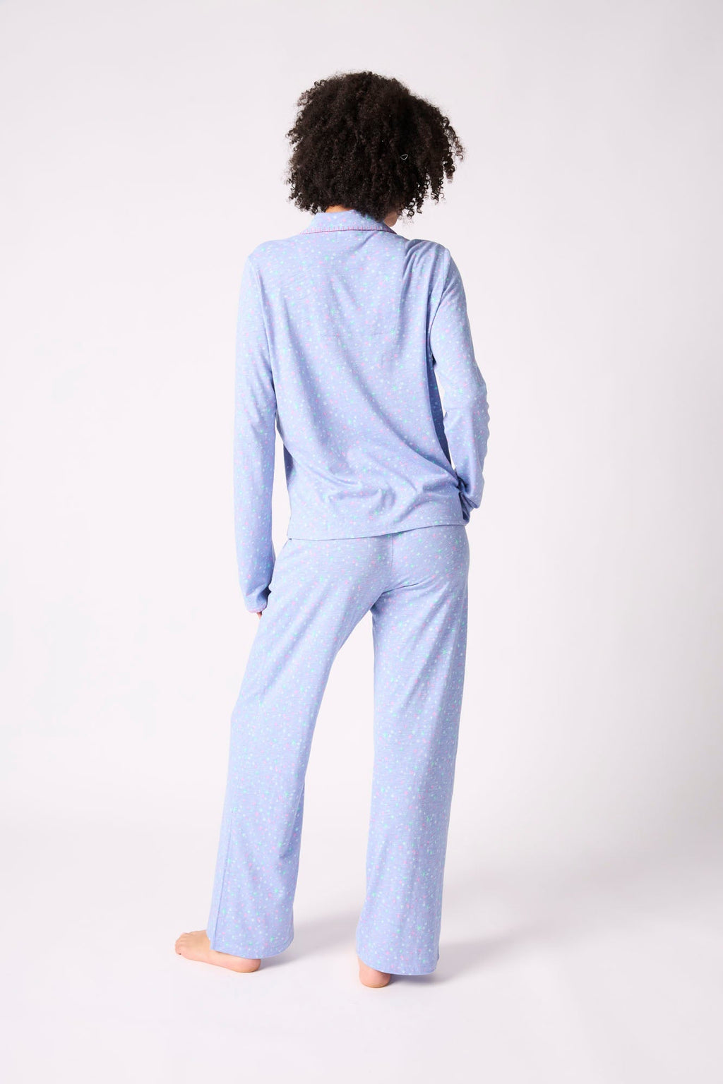 PJ SALVAGE- STAR GAZER - LONG SLEEVE TOP/PANT - RPSGLS/RPSGP - Denim Blue