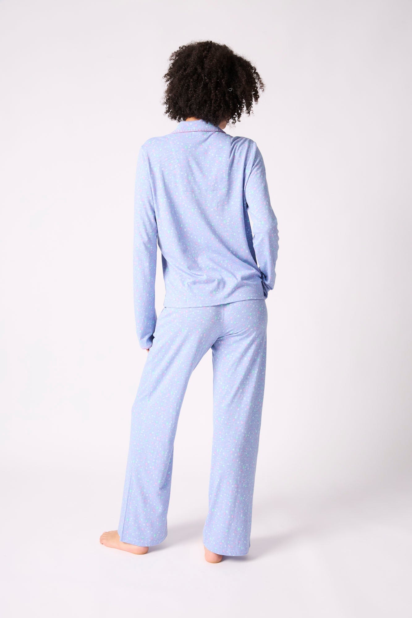 PJ SALVAGE- STAR GAZER - LONG SLEEVE TOP/PANT - RPSGLS/RPSGP - Denim Blue