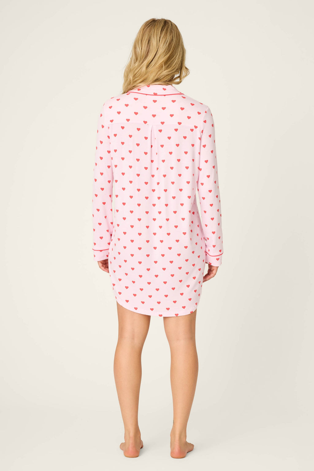 PJ Salvage Wildest Dreams Heart Print Night Shirt - RWWDNS