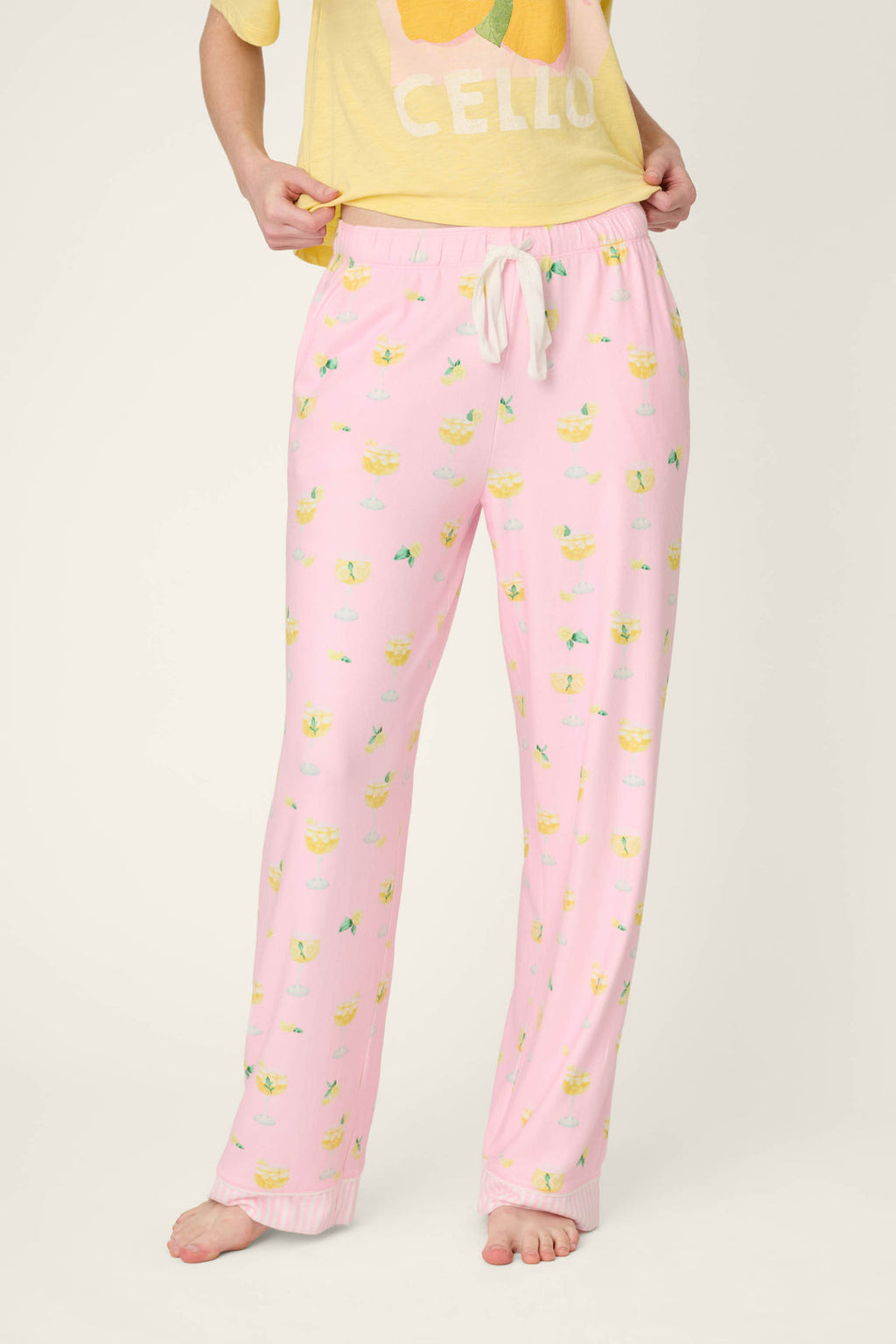 PJ Salvage- La Dolce Spritz Limoncello Life Pajama Pants- RYLDP