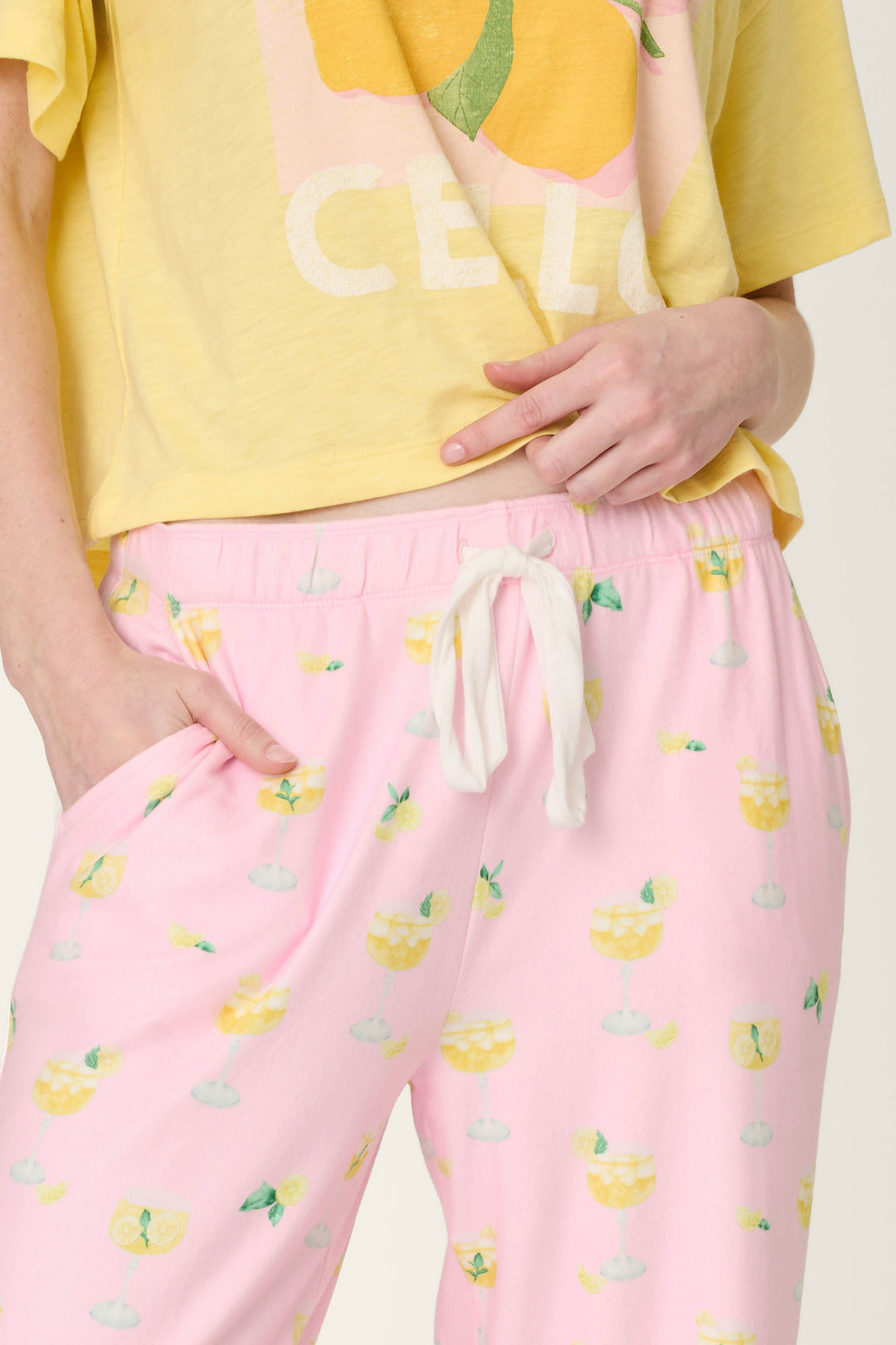 PJ Salvage- La Dolce Spritz Limoncello Life Pajama Pants- RYLDP
