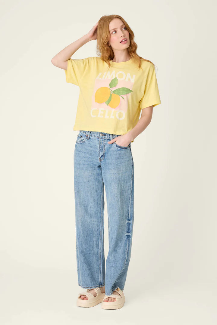 PJ Salvage- La Dolce Spritz Limoncello Graphic Print T-Shirt- RYLDT2
