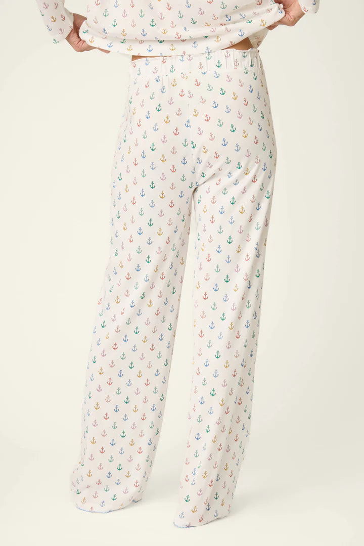 PJ Salvage-Meet Me By The Sea Anchors Aweigh Pajama Pants- RYMEP1
