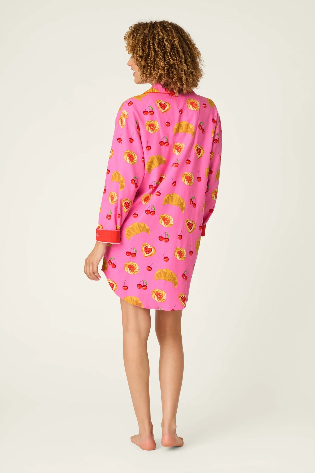Sweet Cherry Tart Print Nightshirt RZFLNS