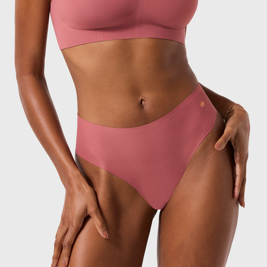 Evelyn & Bobbie High-Waisted Mesh Thong