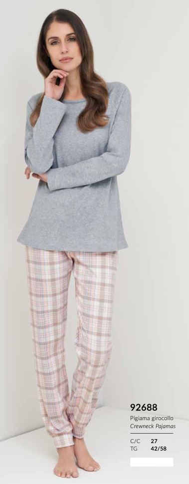 Linclalor Interlock Long Sleeve PJ Set - 92688