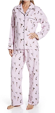 KayAnna Flannel 2-Piece PJ Set 100% cotton - F15175